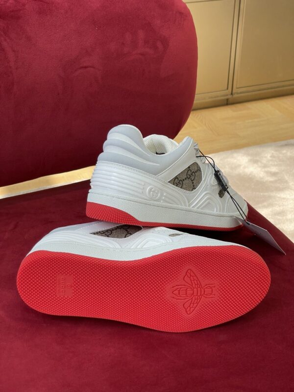 Gucci Women's GG Sneaker Gucci Basket Donna White Demetra For Women ‎700291