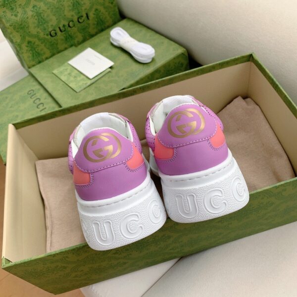 Gucci Women's GG Sneaker Pink And Purple Supreme For Women ‎‎670408 UPG90 5471