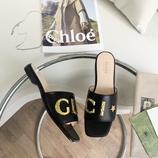 Gucci Women's 'Gucci' Slide Black For Women GG