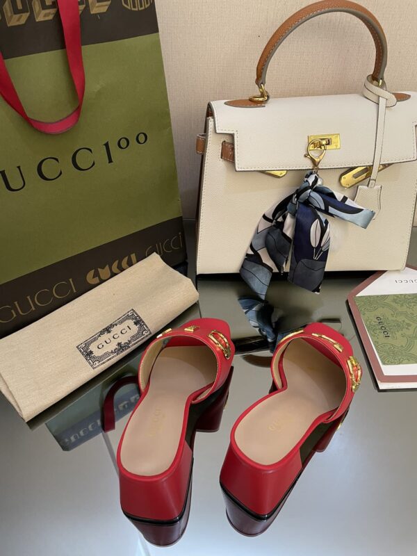Gucci Women's 'Gucci' Slide Sandal Red For Women GG