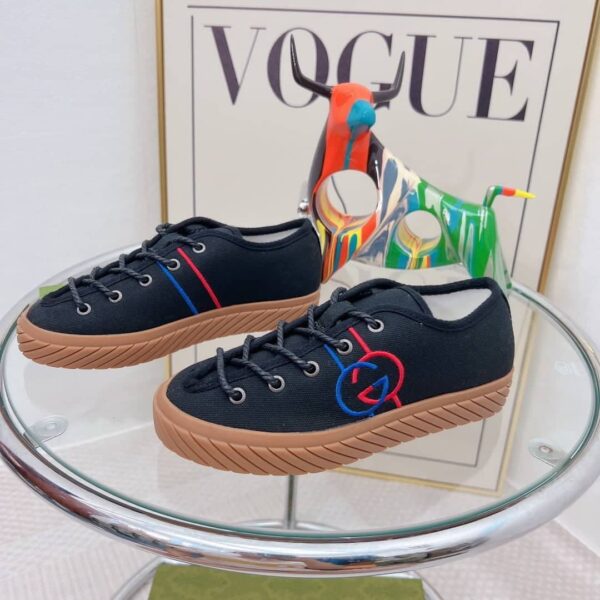 Gucci Women's Interlocking G Sneaker Black For Women GG