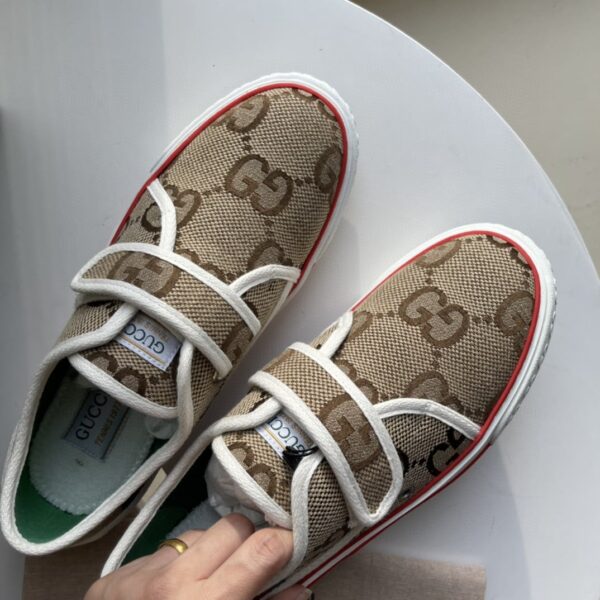 Gucci Women's Maxi GG Tennis 1977 Sneaker Brown For Women ‎692918 UKO70 2584