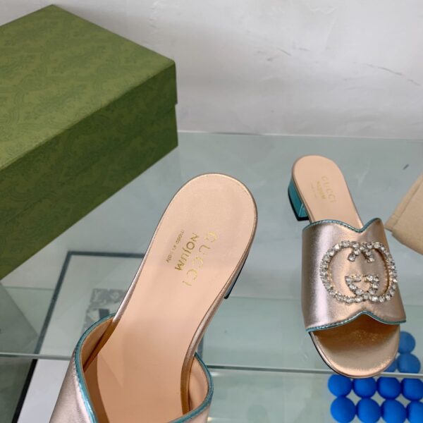 Gucci Women's Nojum Sandal Gold For Women GG