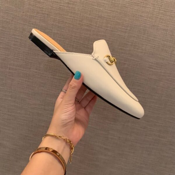 Gucci Women's Princetown Slipper White For Women GG 423513 C9D00 9022