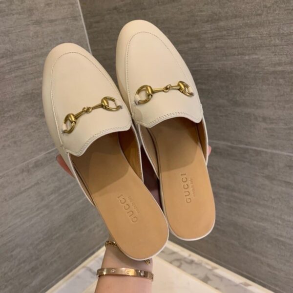 Gucci Women's Princetown Slipper White For Women GG 423513 C9D00 9022