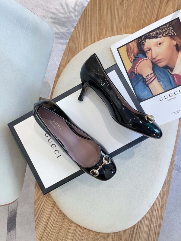 Gucci Women's Pump With Horsebit Black For Women GG