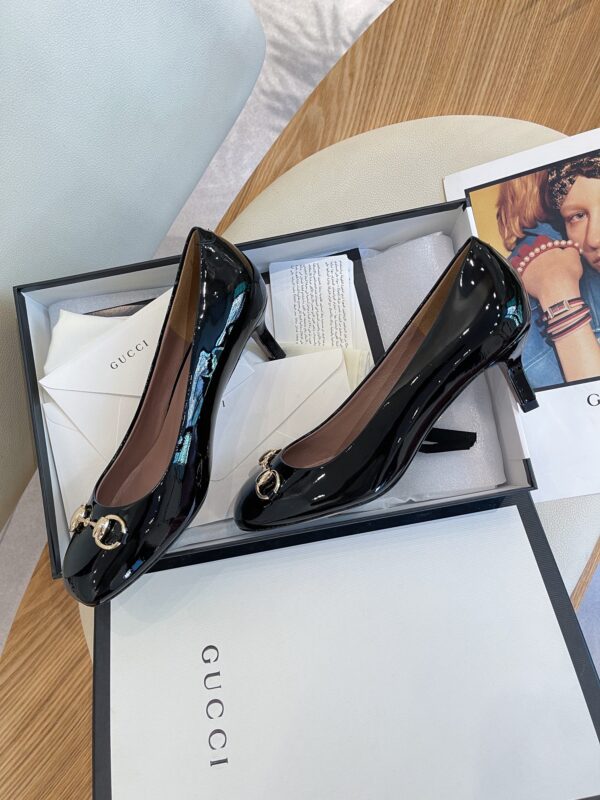 Gucci Women's Pump With Horsebit Black For Women GG