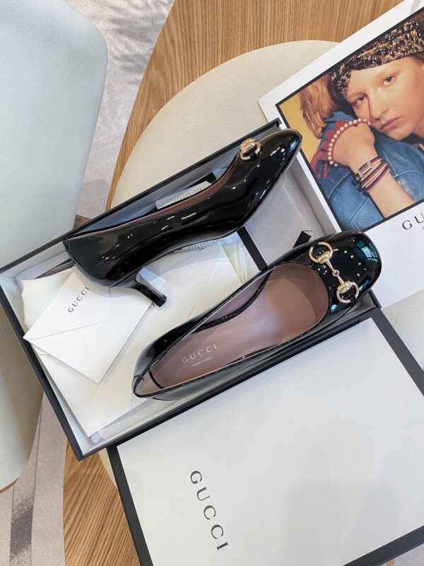 Gucci Women's Pump With Horsebit Black For Women GG
