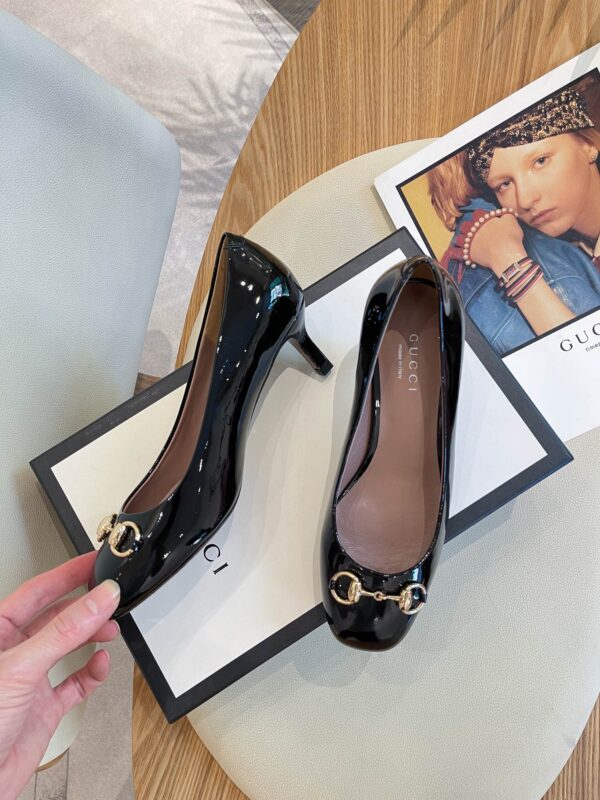 Gucci Women's Pump With Horsebit Black For Women GG