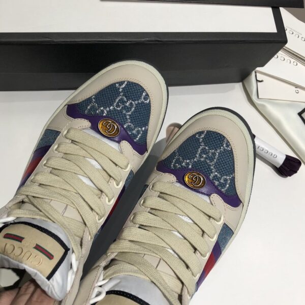 Gucci Women's Screener GG High-Top Blue For Women 5637309