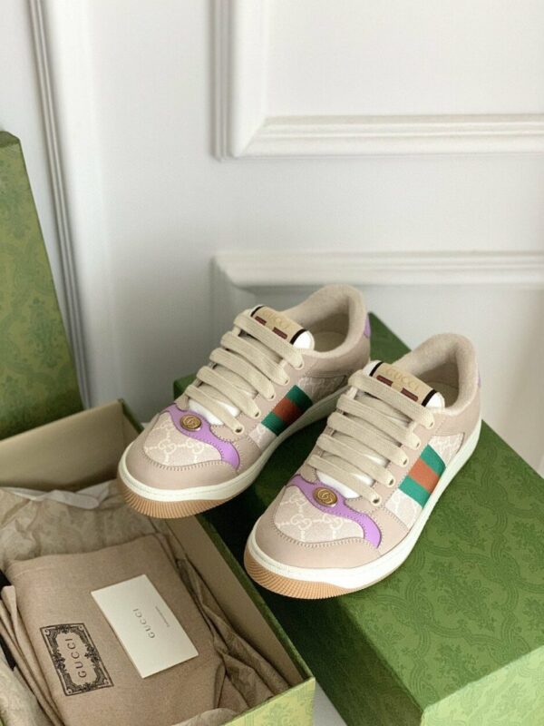 Gucci Women's Screener Sneaker Beige For Women 546551-HVKI0-9765