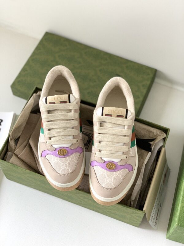 Gucci Women's Screener Sneaker Beige For Women 546551-HVKI0-9765