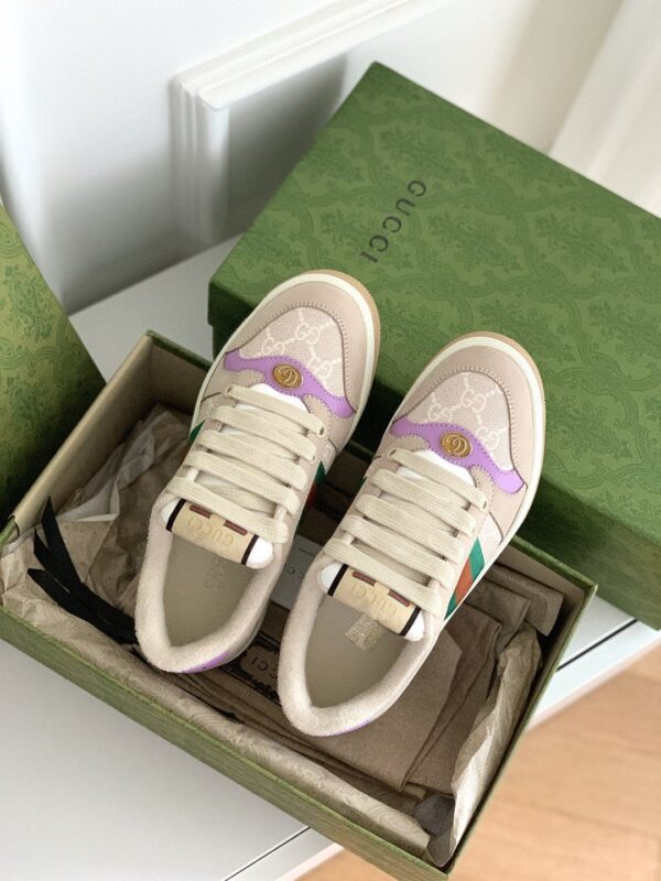 Gucci Women's Screener Sneaker Beige For Women 546551-HVKI0-9765