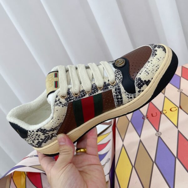 Gucci Women's Screener Sneaker Beige For Women GG