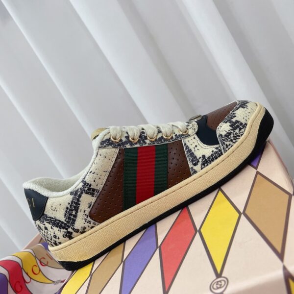 Gucci Women's Screener Sneaker Beige For Women GG