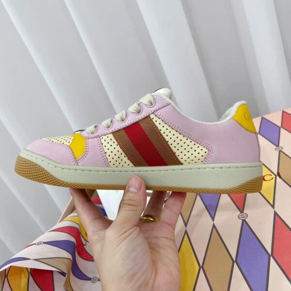 Gucci Women's Screener Sneaker Light Lake Green For Women GG