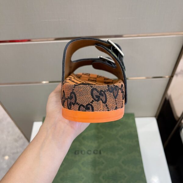 Gucci Women's Slide Sandal With Straps Beige For Women GG