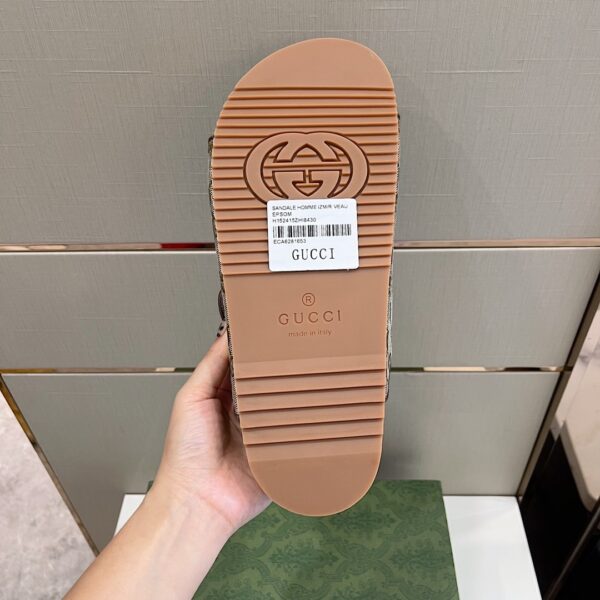 Gucci Women's Slide Sandal With Straps Beige For Women GG