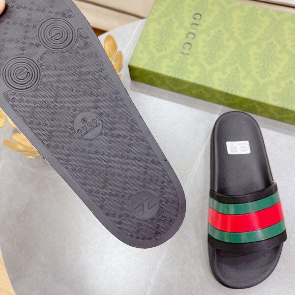 Gucci Women's Slide Sandal With Web Black For Women 407345