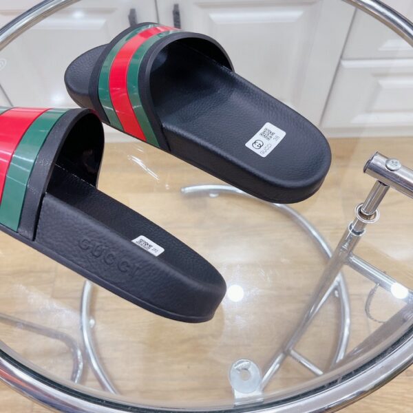 Gucci Women's Slide Sandal With Web Black For Women 407345