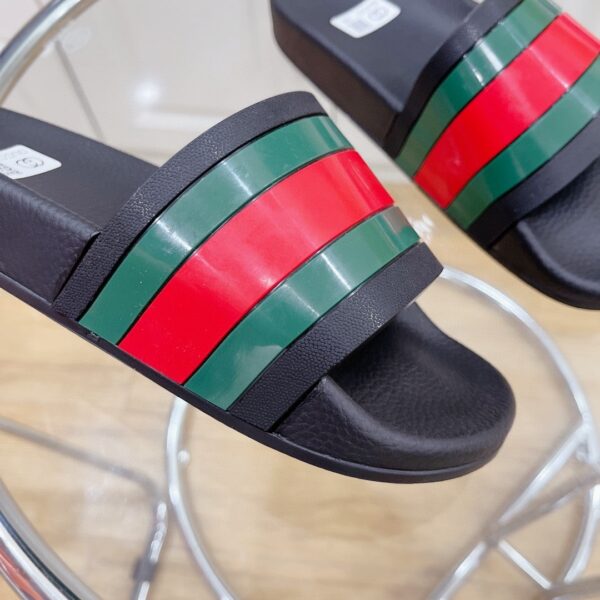 Gucci Women's Slide Sandal With Web Black For Women 407345