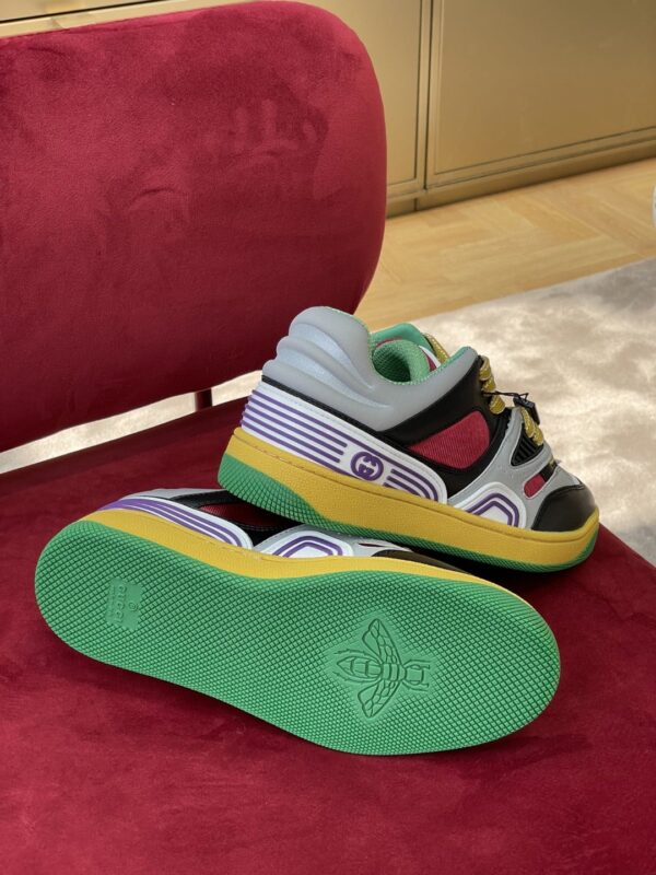 Gucci Women's Sneaker Gucci Basket Donna Black Demetra For Women ‎697882 2SH90 1072