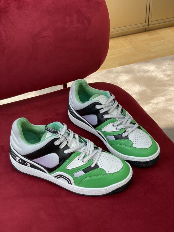 Gucci Women's Sneaker Gucci Basket Donna Green Demetra For Women ‎700291 2SH90 3760