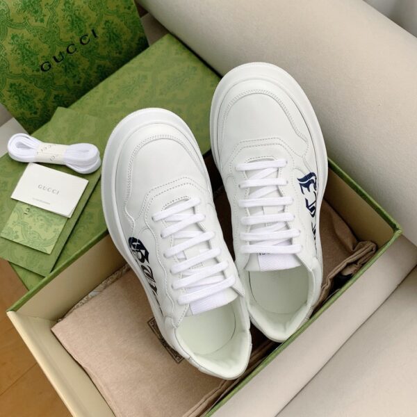 Gucci Women's Sneaker White With Gucci Print For Women 670408 1XL10