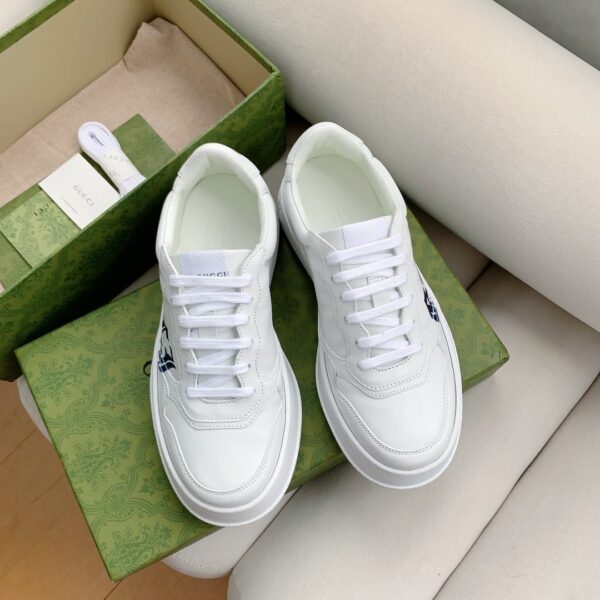 Gucci Women's Sneaker White With Gucci Print For Women 670408 1XL10