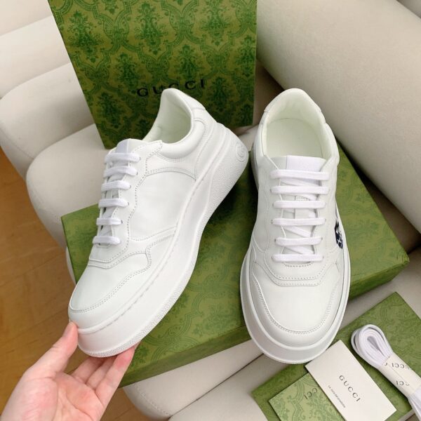 Gucci Women's Sneaker White With Gucci Print For Women 670408 1XL10