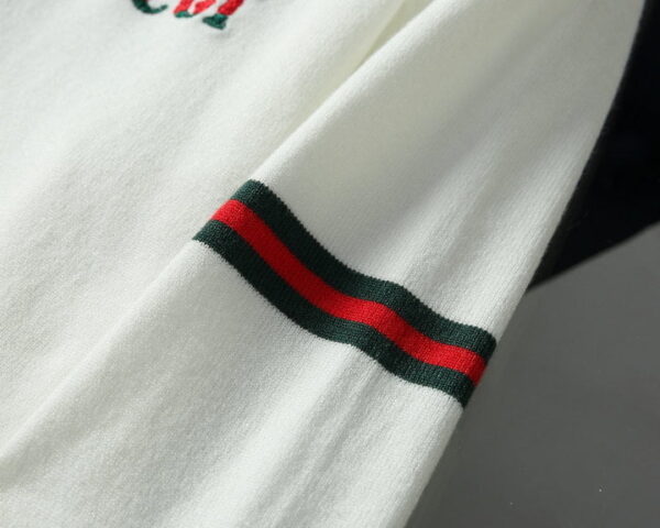 Gucci Wool Jacquard Logo Jumper White For Men