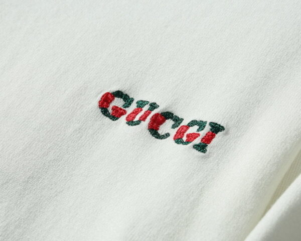 Gucci Wool Jacquard Logo Jumper White For Men