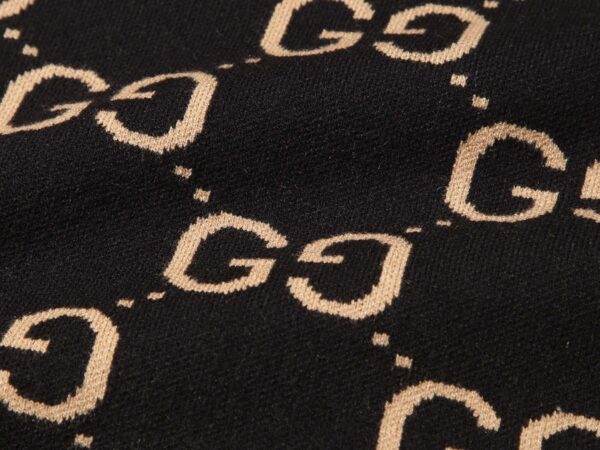 Gucci Wool Knitted GG Sweatshirt Brown For Men