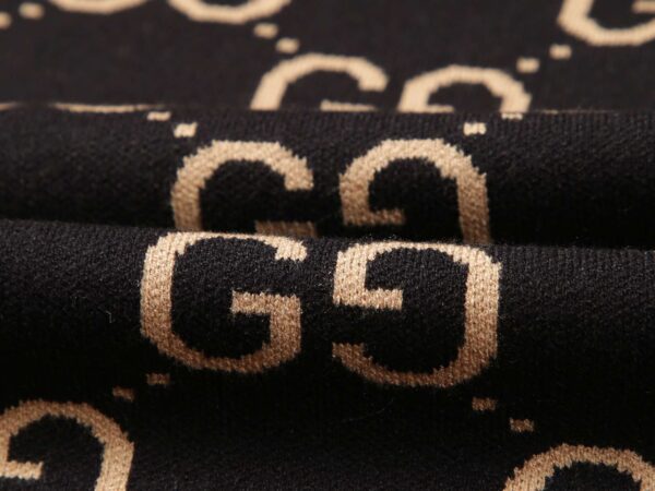 Gucci Wool Knitted GG Sweatshirt Brown For Men