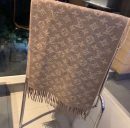 Gucci Wool Stole Pattern Knitted Brown Scarf 180cm/71in 