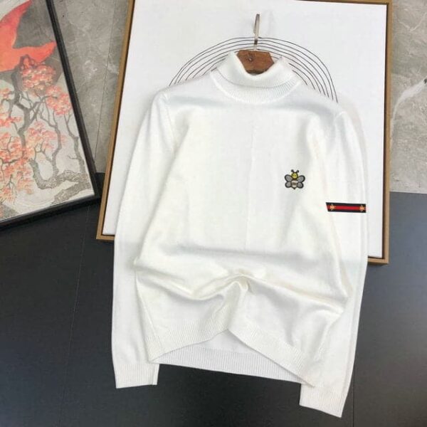 Gucci Wool Sweater Pullover White For Men