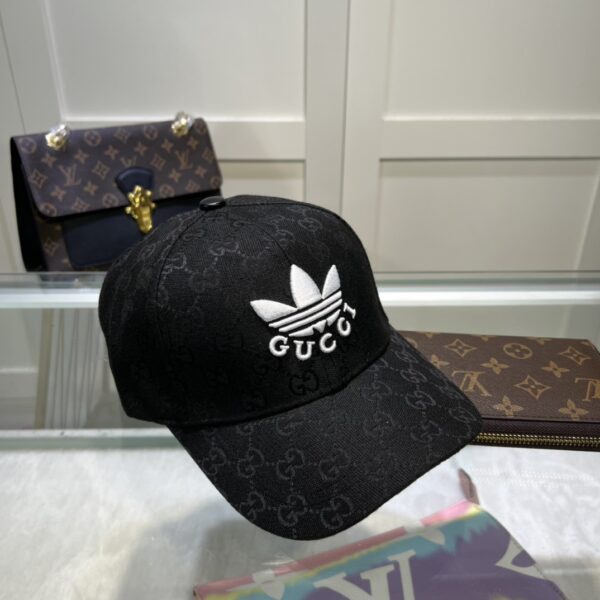 Gucci x Adidas Baseball Hat Black GG Hat