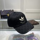 Gucci x Adidas Baseball Hat Black GG Hat