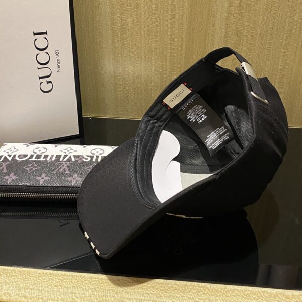 Gucci x Adidas Baseball Hat Black GG Hat