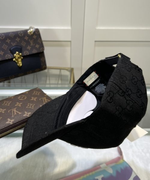 Gucci x Adidas Baseball Hat Black GG Hat