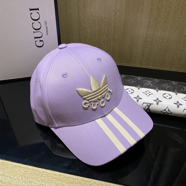 Gucci x Adidas Baseball Hat Blue GG Hat