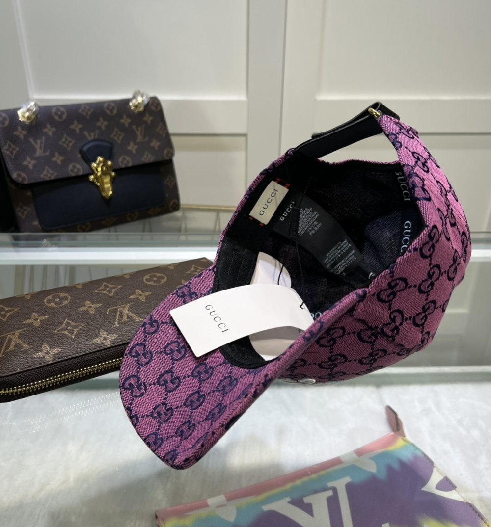 Gucci x Adidas Baseball Hat Grey GG Hat