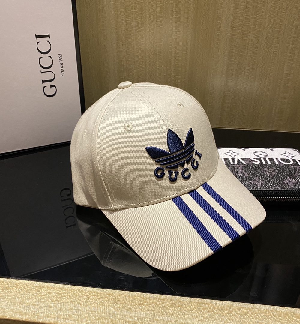 Gucci x Adidas Baseball Hat Pink GG Hat