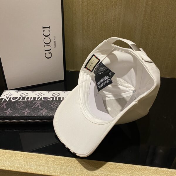 Gucci x Adidas Baseball Hat White GG Hat