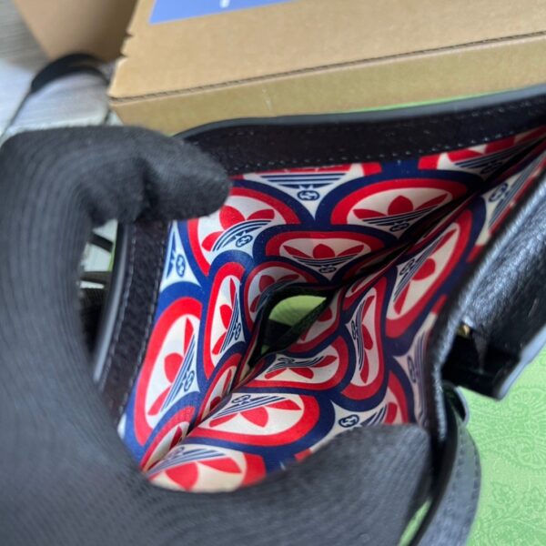 1:1 Replica Gucci x Adidas Card Case With Horsebit Black For Women, Women's Bags 4.2in/11cm GG