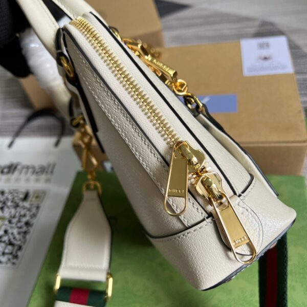 1:1 Replica Gucci x Adidas Horsebit 1955 Mini Bag White For Women, Women's Bags 7.9in/20cm GG‎ ‎677212 U3ZDG 8727