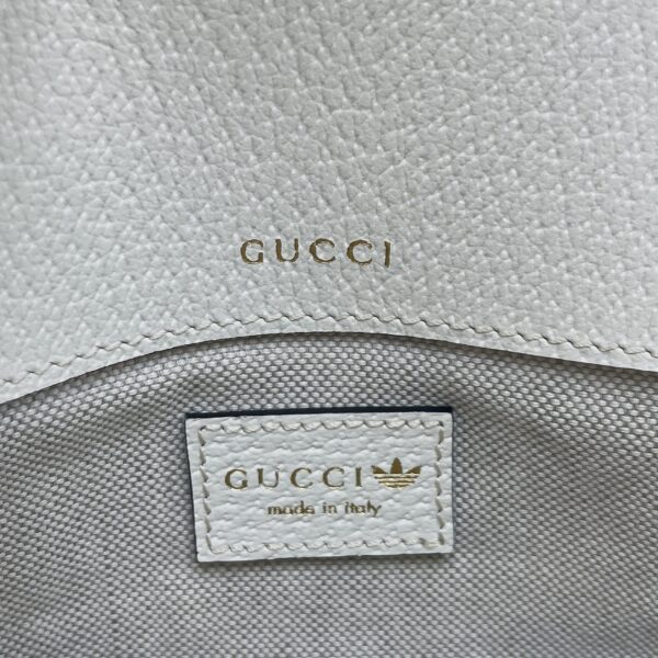 1:1 Replica Gucci x Adidas Horsebit 1955 Mini Bag White For Women, Women's Bags 8.1in/21cm GG 658574 U3ZDG 8727