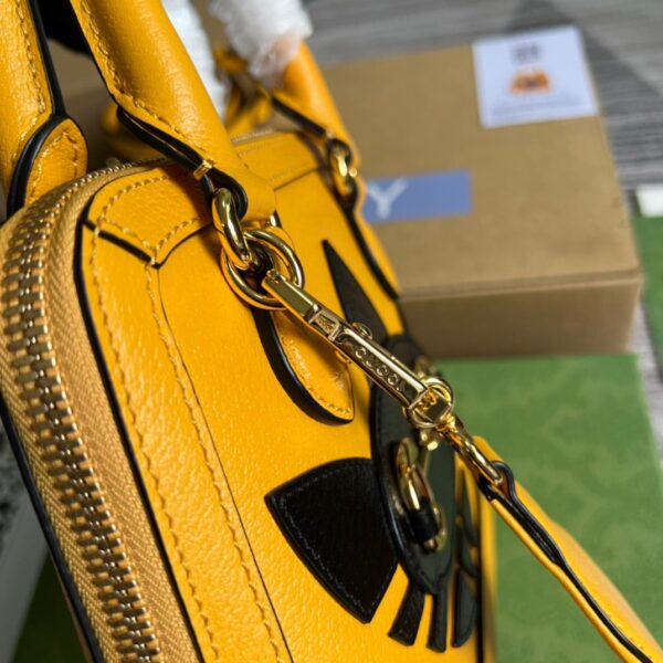 1:1 Replica Gucci x Adidas Horsebit 1955 Mini Bag Yellow For Women, Women's Bags 7.9in/20cm GG‎