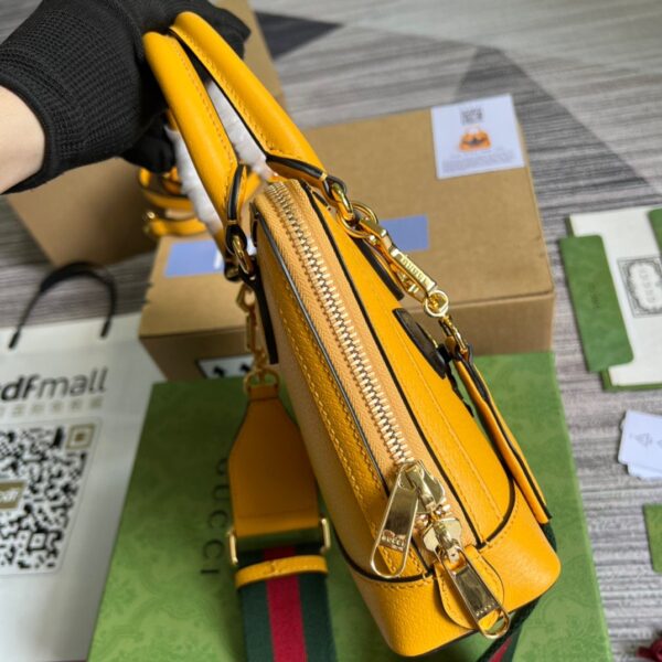 1:1 Replica Gucci x Adidas Horsebit 1955 Mini Bag Yellow For Women, Women's Bags 7.9in/20cm GG‎