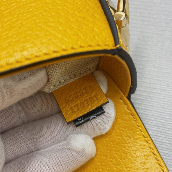 1:1 Replica Gucci x Adidas Horsebit 1955 Mini Bag Yellow For Women, Women's Bags 8.1in/21cm GG 658574 U3ZDG 7775